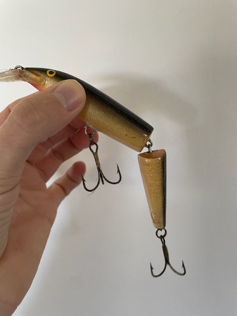Vintage Rapala Jointed Minnow Fishing Lure Made in Finland Vintage Rapala Jointed Minnow Fishing Lure Made in Finland