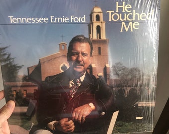Vintage Vinyl LP Record Country Gospel Religious Music Tennessee Ernie Ford He Touched Me, Gospel Country LP, Country Gospel, Ernie Ford