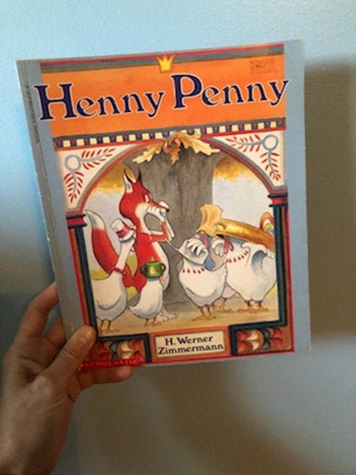 1989 Scholastic Henny Penny Children's Book by H. Werner Etsy