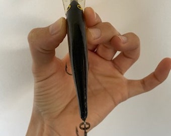 Vieux Leurre De Pêche Rapala Shad Rap SR-9 Argent 3,5 Pouces Grande Profondeur Finlande