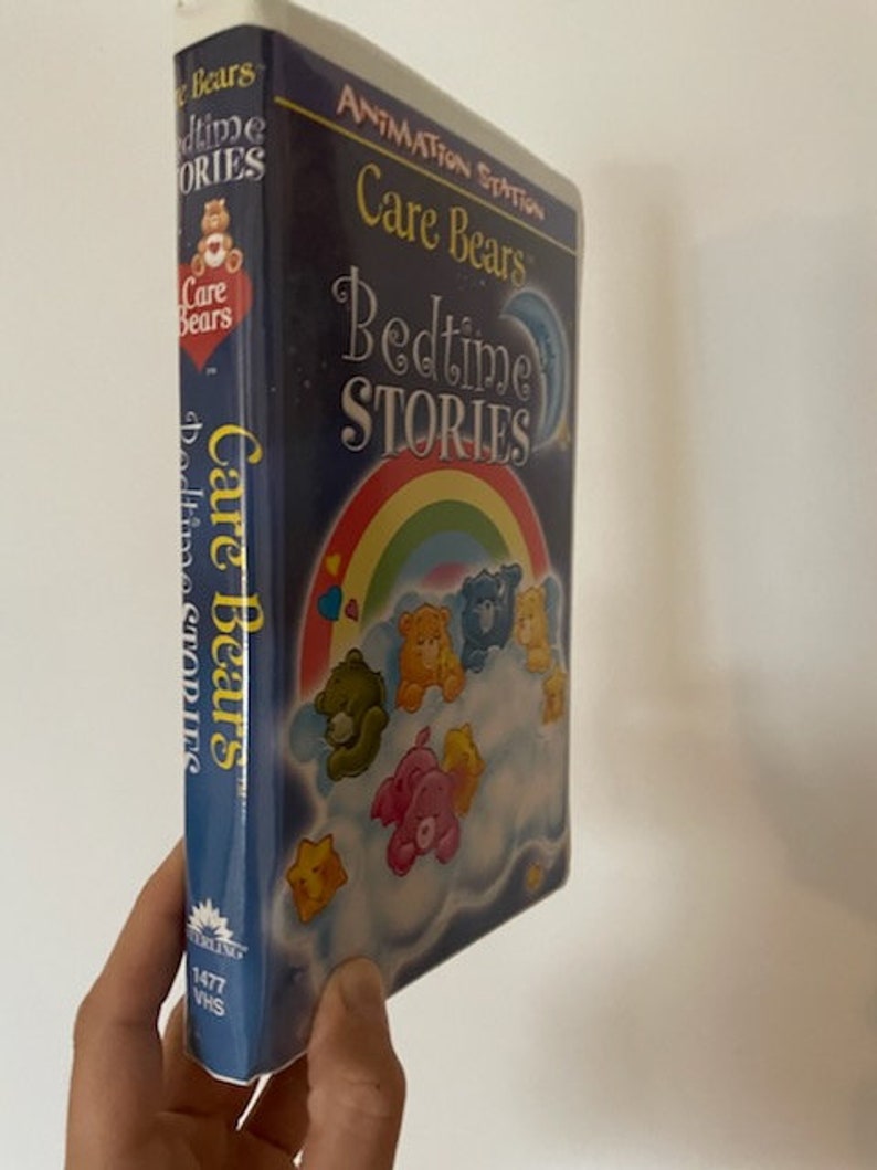 Vintage Care Bears VHS Tape, Care Bears, Care Bears Movie, Animation Station Care Bears Bedtime Stories, Care Bears Bedtime Stories VHS imagen 6