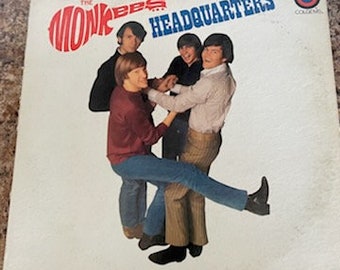 Vintage 1967 RCA Records THE MONKEES Headquarters com 103 Vinyl lp record, The Monkees Record, The Monkees Headquarters Vinyl Record