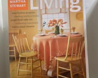 Vintage Martha Stewart Living Magazine May 2003 Number 114, 20th century lustreware, outdoor rooms, backyard picnic, button crafts, bistro