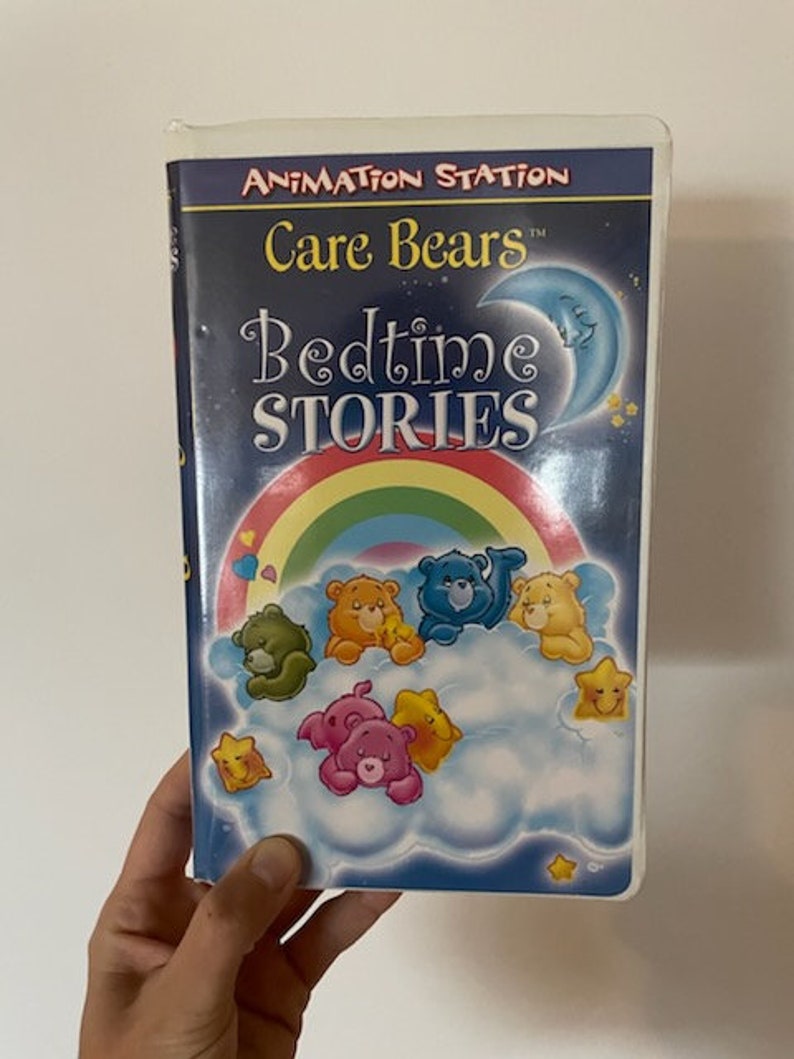 Vintage Care Bears VHS Tape, Care Bears, Care Bears Movie, Animation Station Care Bears Bedtime Stories, Care Bears Bedtime Stories VHS imagen 7