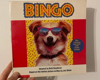 1st Scholastic Printing 1991 BINGO Movie Tri-star Pictures Picture