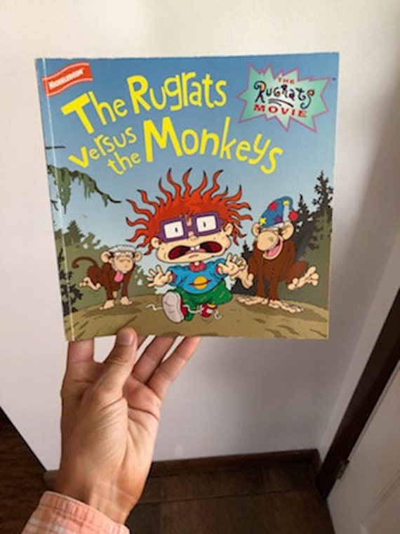 1998 Paperback Nickeloden the Rugrats Versus the Monkeys, the