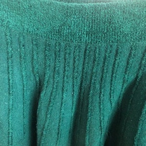 XXS prado rue por Anthropologie Mini Falda, Falda Verde Esmeralda, Falda estilo terciopelo, Mini Falda de vacaciones, Granja, Prarie, Vintage Mini imagen 6
