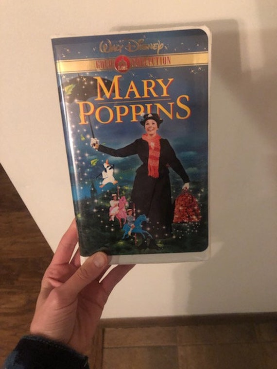 1964-gold-collection-walt-disney-vhs-mary-poppins-mary-etsy