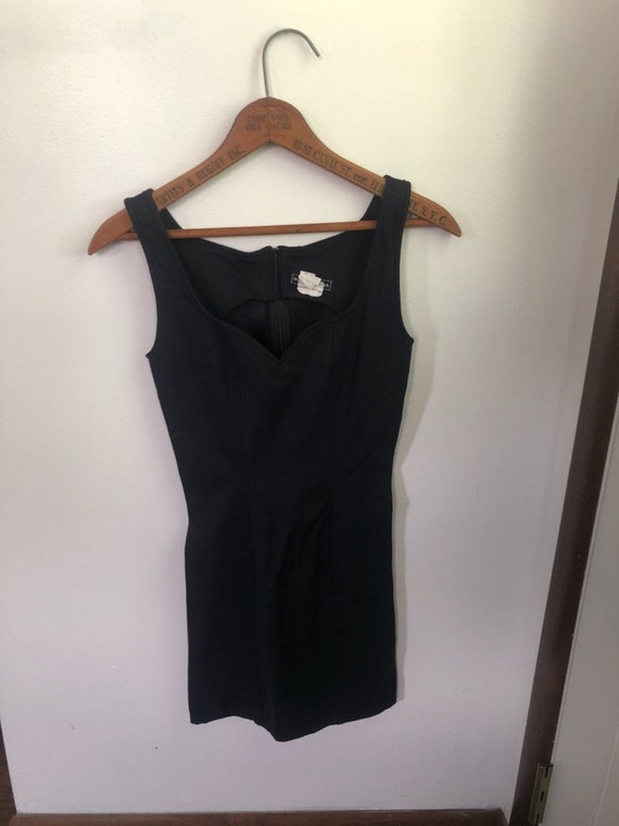 Vintage Little Black Dress Made in USA Designer Ma