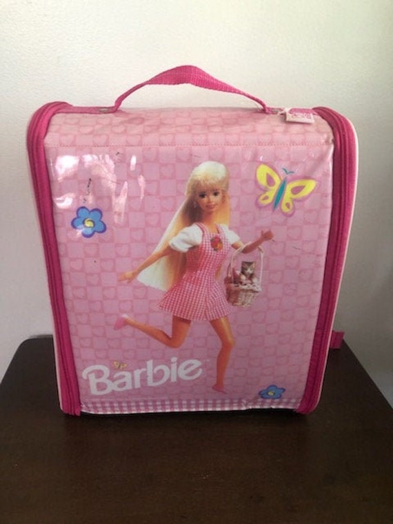 Vintage 1990 Mattel Barbie Pink Girl's Mochila con Barbie | Etsy México