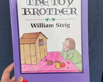 1996 Scholastic Paperback The Toy Brother by William Steig, William Steig Books, The Toy Brother Paperback Book by William Steig