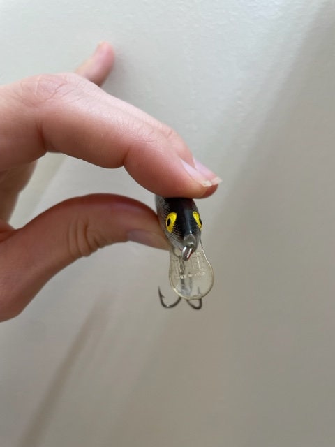 Vieux Leurre De Pêche Rebel Minnow Argenté #101 Vintage Dans Sa Boîte D'origine
