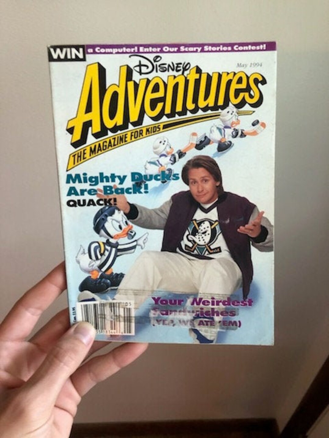 Vintage Paperback Disney Adventures Magazine May 1994 Issue the