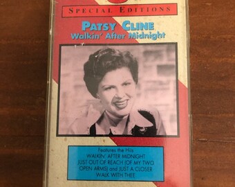 1993 Rhino Cassette Special Editions, Patsy Cline Walkin' After Midnight, Patsy Cline Music, Patsy Cline, Patsy Cline Cassette, Patsy