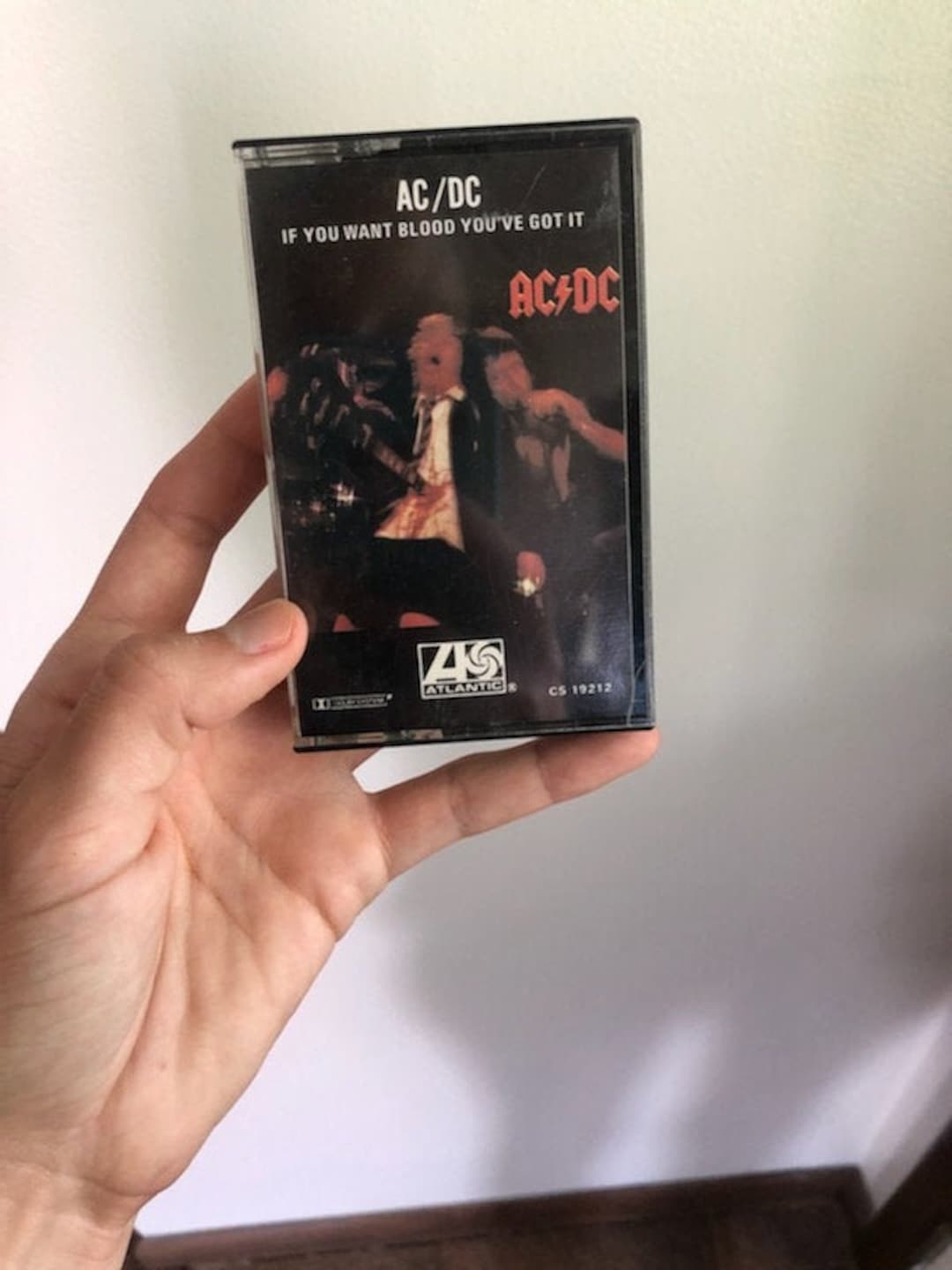 1978 AC/DC Cassette Tape, If You Want Blood You've Got It, ACDC, Ac/dc ...