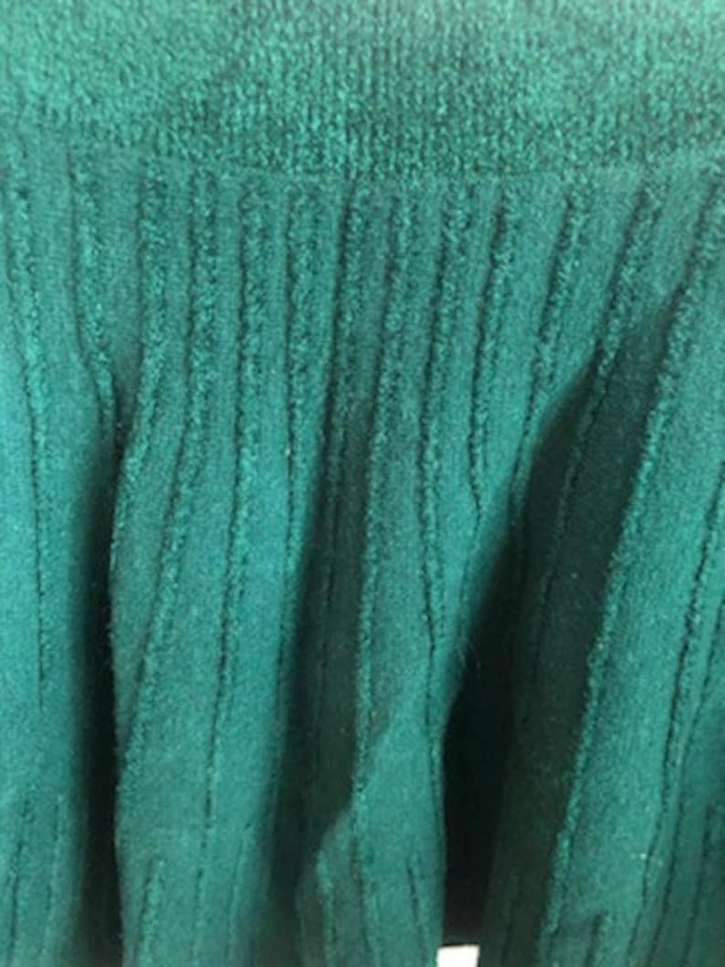 XXS prado rue por Anthropologie Mini Falda, Falda Verde Esmeralda, Falda estilo terciopelo, Mini Falda de vacaciones, Granja, Prarie, Vintage Mini imagen 7