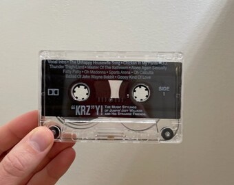 Vintage KRZ Y! Cassette Tape The Music Stylings of Jumpin' Jeff Walker and His Strange Friends Cassette Tape, KRZ Y Cassette Tape