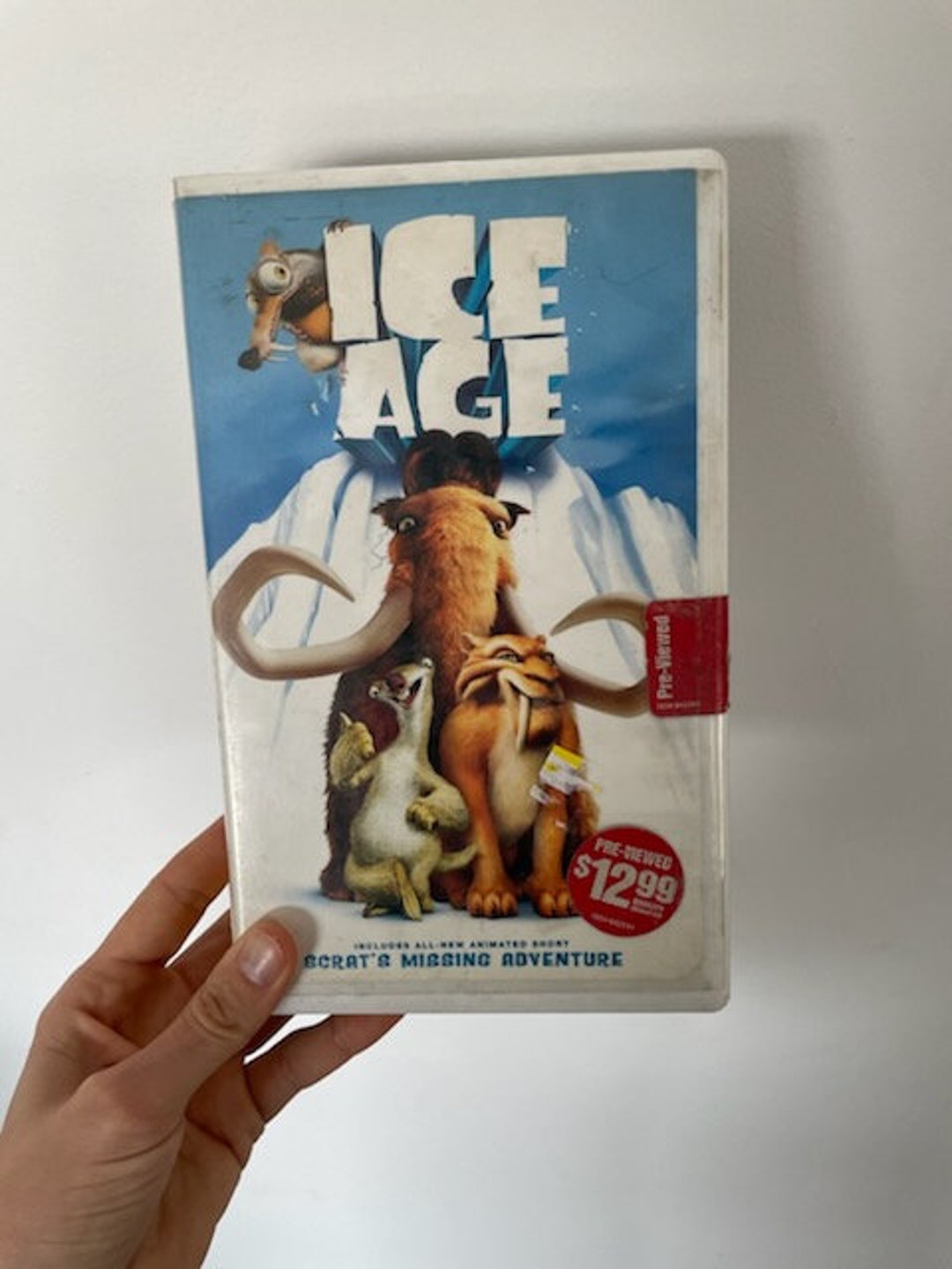 Vintage Ice Age VHS Tape Vintage Original Ice Age Movie Ice Etsy UK
