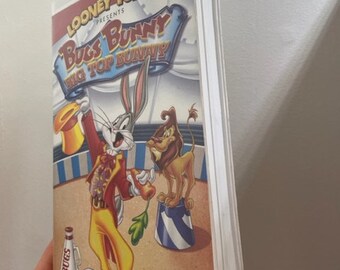 1999 Looney Tunes Presents Bugs Bunny Big Top Bunny VHS Tape, Bugs