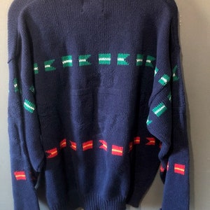 1960s Vintage Woolrich Nautical Theme Pullover Jumper Cotton Knit Sweater, Woolrich Sweater, Woolrich Pullover, Woolrich Cardigan, Woolrich image 6