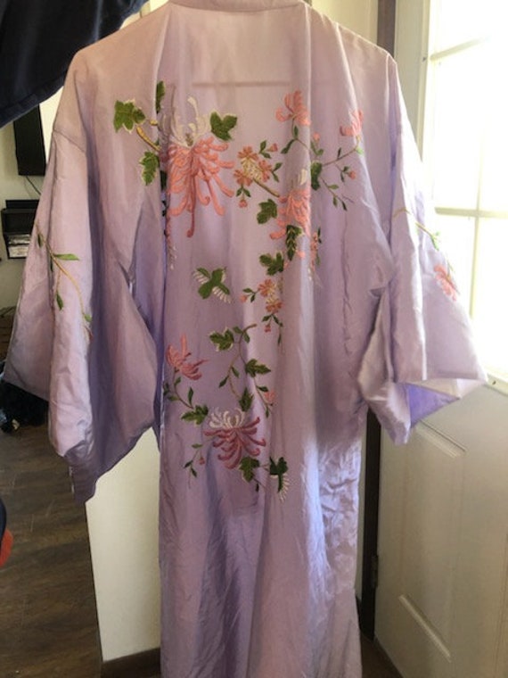 Vintage Made in Japan Japanese Geisha Kimono Robe