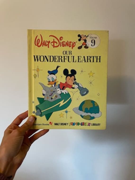 1989 Walt Disney Volume 9 Our Wonderful Earth Bantam Books Walt