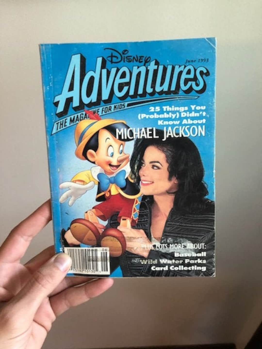 Vintage Paperback June 1993 Disney Adventures Magazine, Michael Jackson