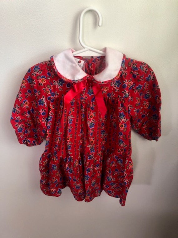 Vintage Girl's Ladybird 12-18 Months Dress, Empire