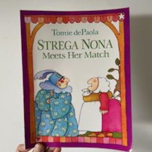 1993 Paperback Tomie dePaola Strega Nona Meets Her Match, Strega Nona Meets Her Match Paperback Picture Book by Tomie dePaola Strega