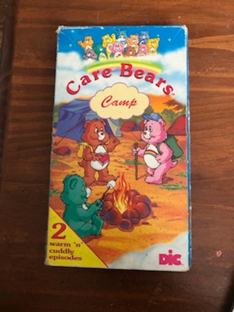 Vintage 1985 Children's VHS Tape Care Bears Camp the Etsy