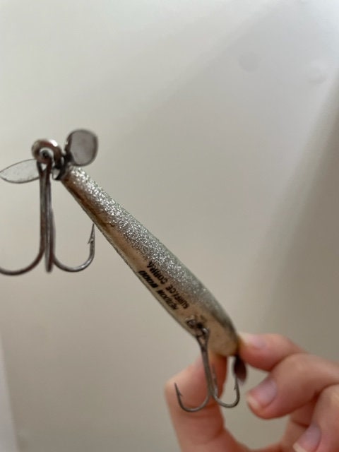 Heddon Wood Surface Cobra Fishing Lure, Vintage Heddon Heddon Wood Surface Cobra Fishing Lure, Vintage Heddon