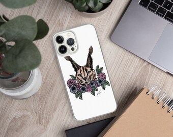 Caracal Desert Cat Original Art iPhone Case