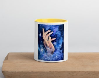 Original Art  "stars" Ceramic Mug