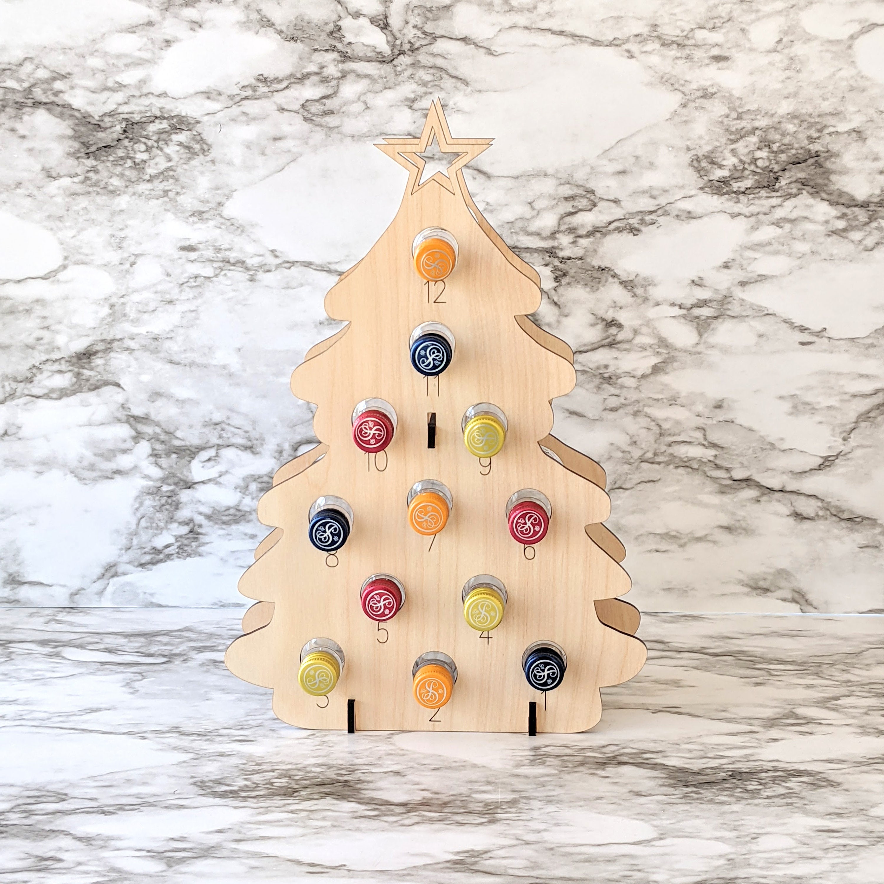 Christmas Tree Mini Liquor Bottle Stand Christmas Gift Etsy UK