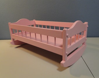 wooden doll crib canada