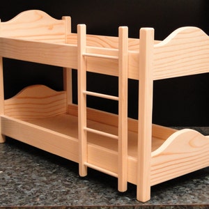 wooden doll beds for 18 inch dolls