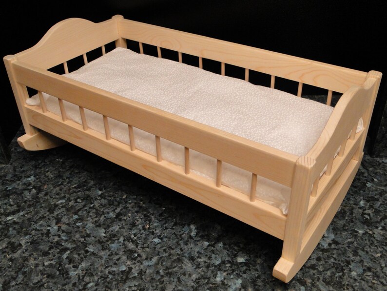 18 inch Doll Cradle with Mattress 099 Etsy