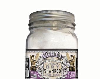 Dry Shampoo For Dogs! by Violet's Apawthecary Fairy. All Natural, Lavender, Chamomile, Essential Oil, Chemical Free, Flea Repellant too!