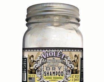 Dry Shampoo For Dogs! by Violet's Apawthecary Fairy. Lemon Verbena Scent All Natural, Essential Oil, Chemical Free, Flea Repellant too!