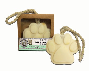 Pet Shampoo Bar : Unscented Aloe scent (High Quality, All Natural Ingredients) Dog Soap