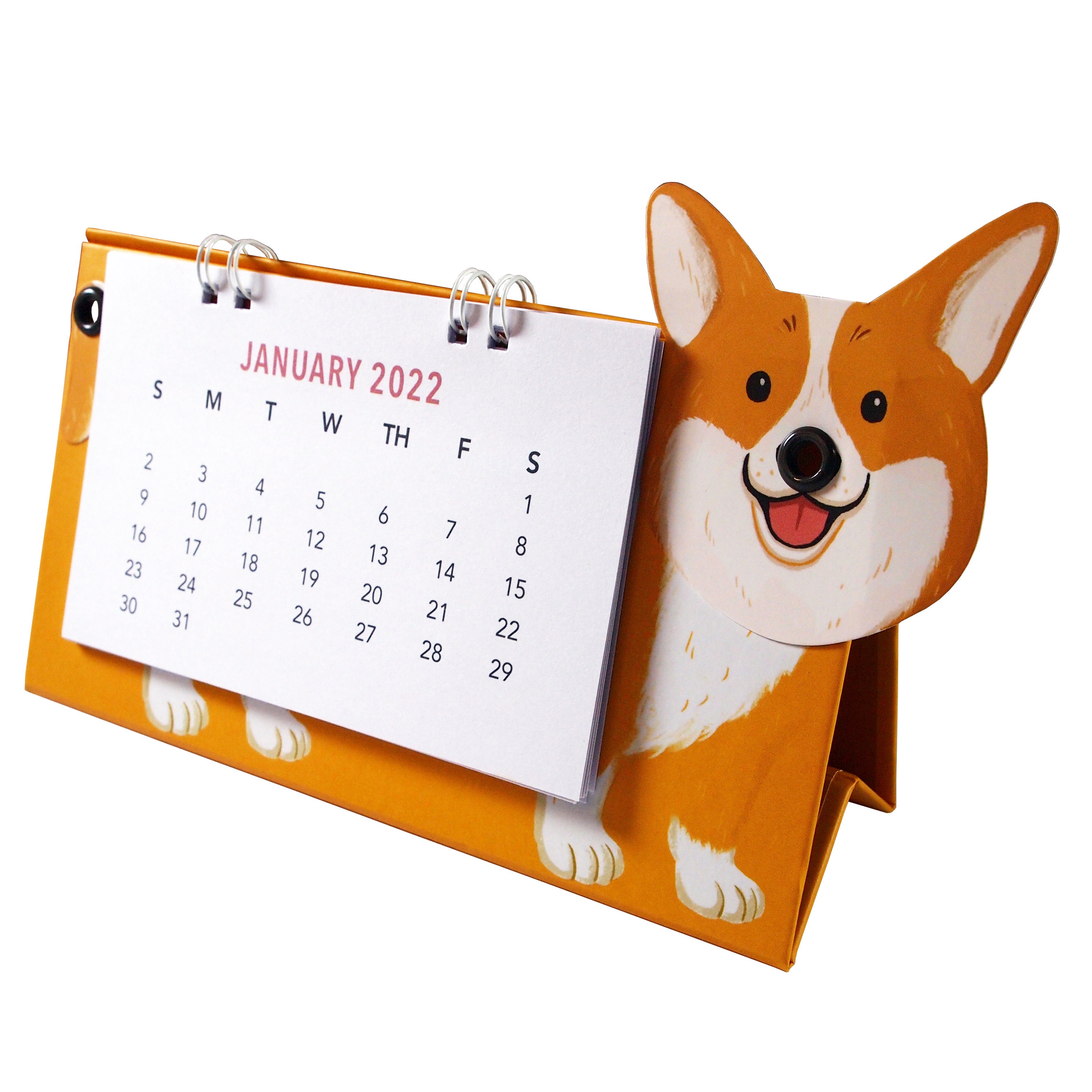 Corgi Stand up Calendar for 2022 Molly & Rex Dogs - Etsy India
