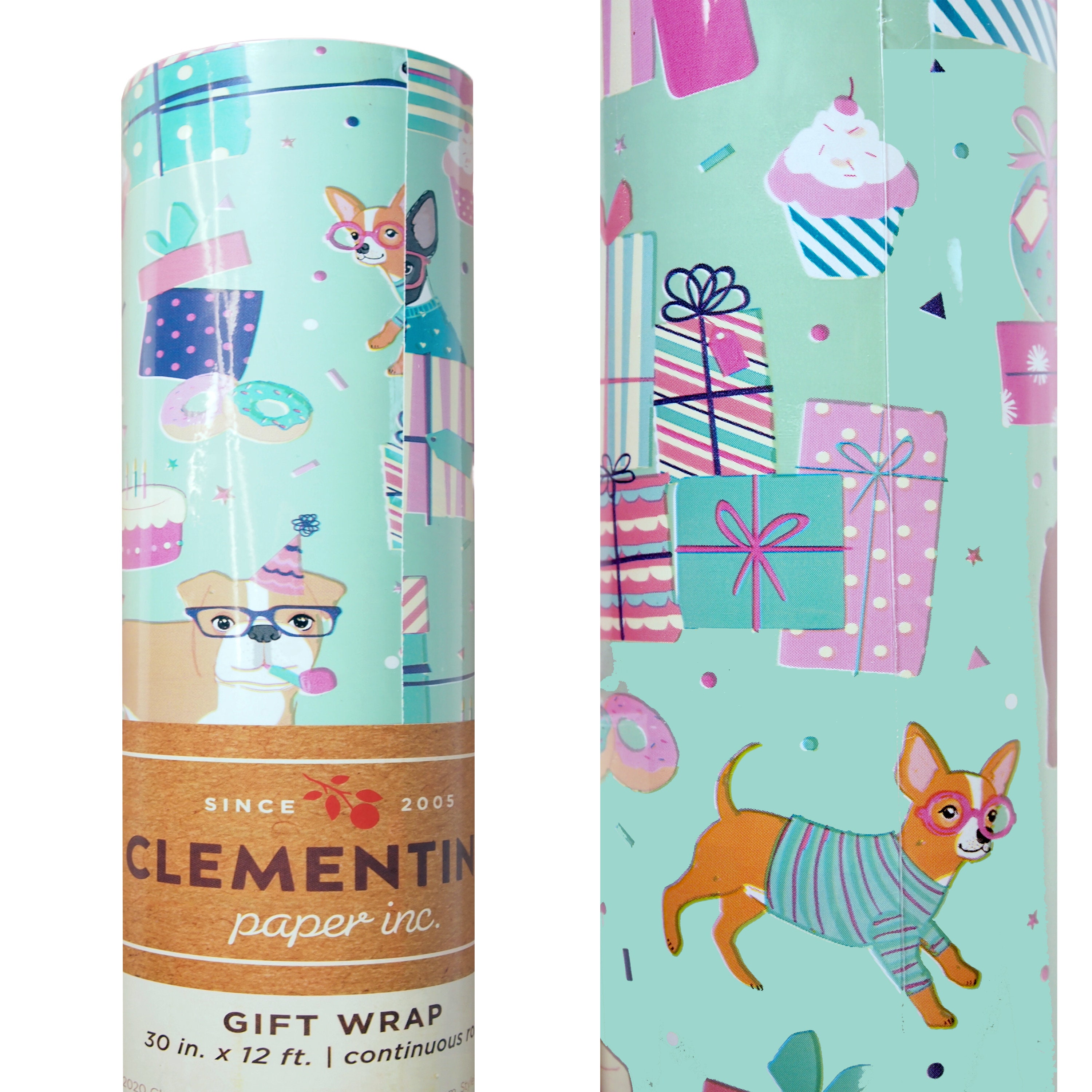 Clementine Paper Inc. Dogs & Presents Gift Wrap Etsy