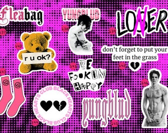Yungblud Stickers, Laptop, Decals, Vinyl Stickers, Tumbler Stickers