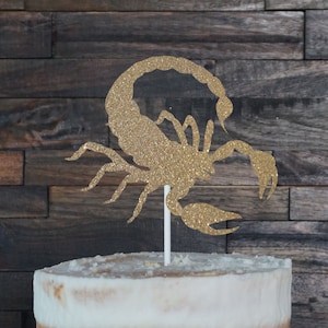 Scorpio cake topper, Scorpio birthday decorations, Scorpio birthday cake topper, Zodiac Birthday