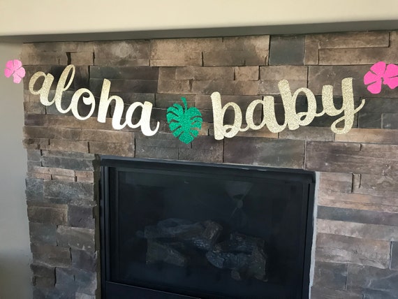 aloha baby banner