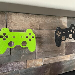 Glitter Video Game Controller Banner: Gamer Party Decorations