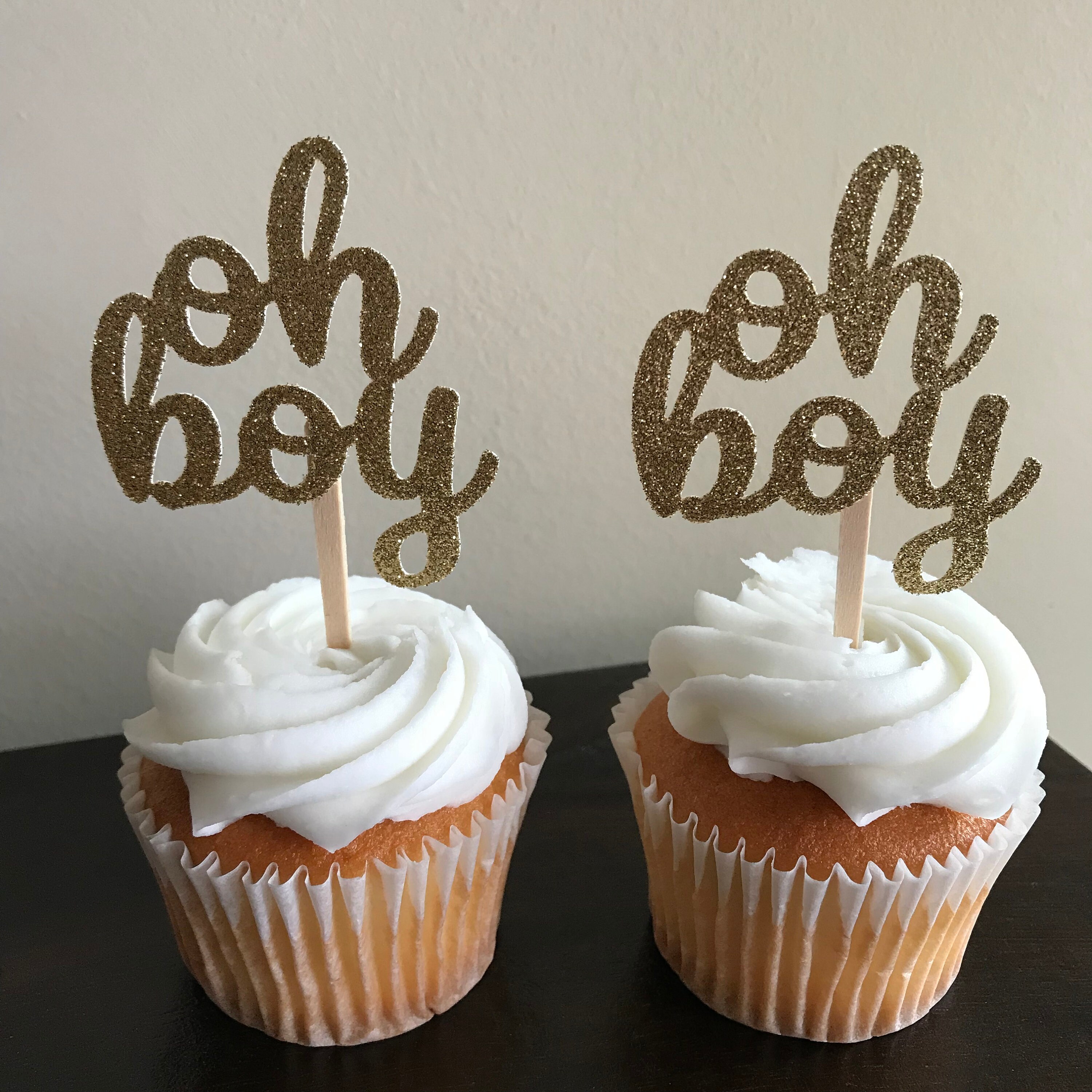 Oh boy store cupcake topper
