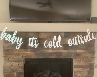 Baby it’s cold outside banner, baby it’s cold outside shower, winter baby shower, winter baby shower decorations, Christmas baby shower