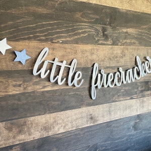 Little Firecracker Banner, Little Firecracker Decorations, 4th of July Baby Shower, 4th of July Birthday, Little Firecracker, 4th of July