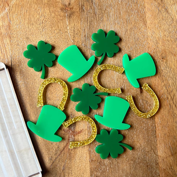 St Patricks Day reward jar tokens, extra tokens for reward jar, class reward jar tokens, shamrock tokens, Horseshoe tokens, leprechaun token